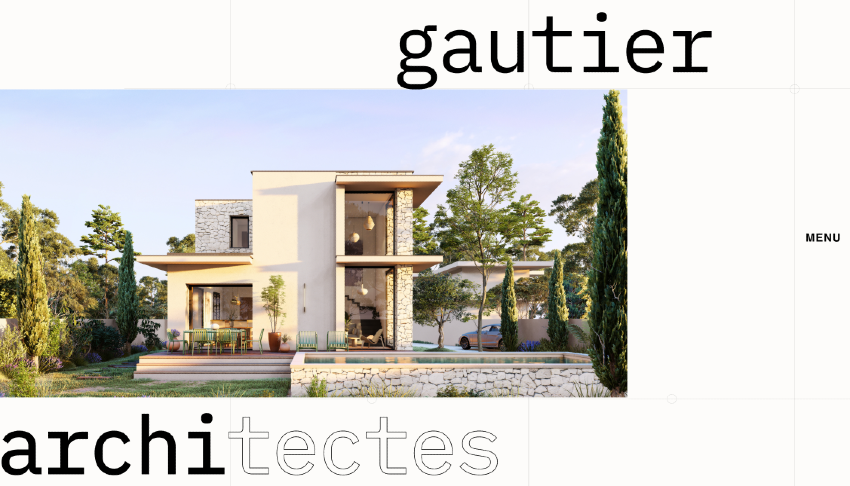 Image site internet gautier architectes